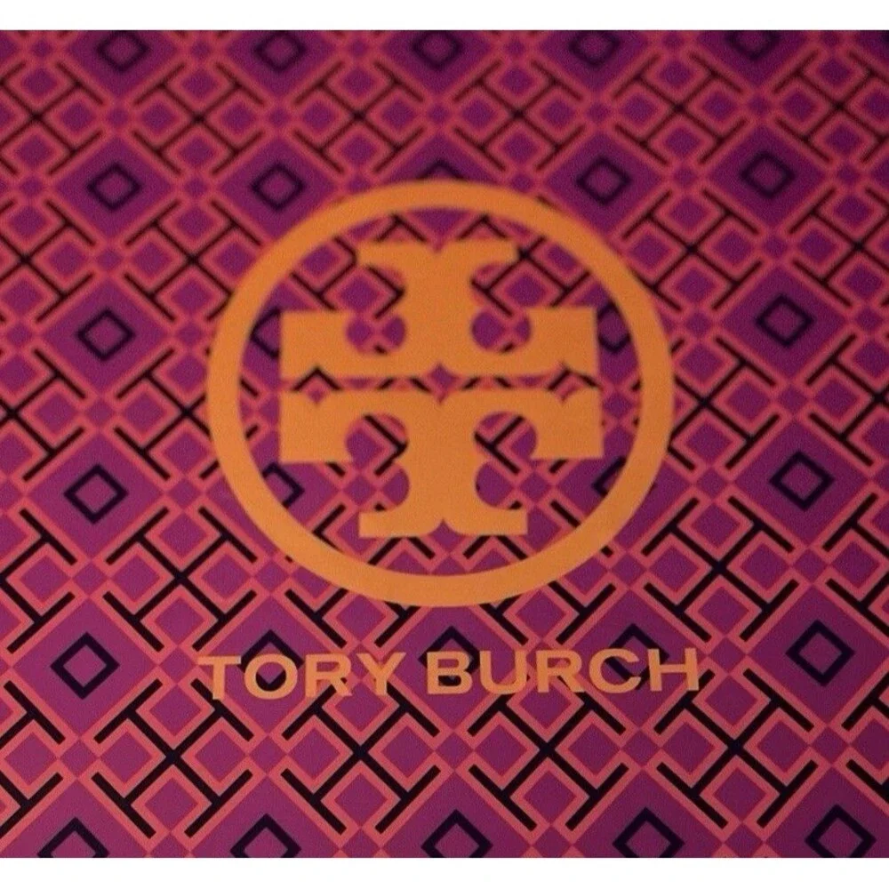 Authentic Tory Burch Logo Large Gift Bag 20x16x6